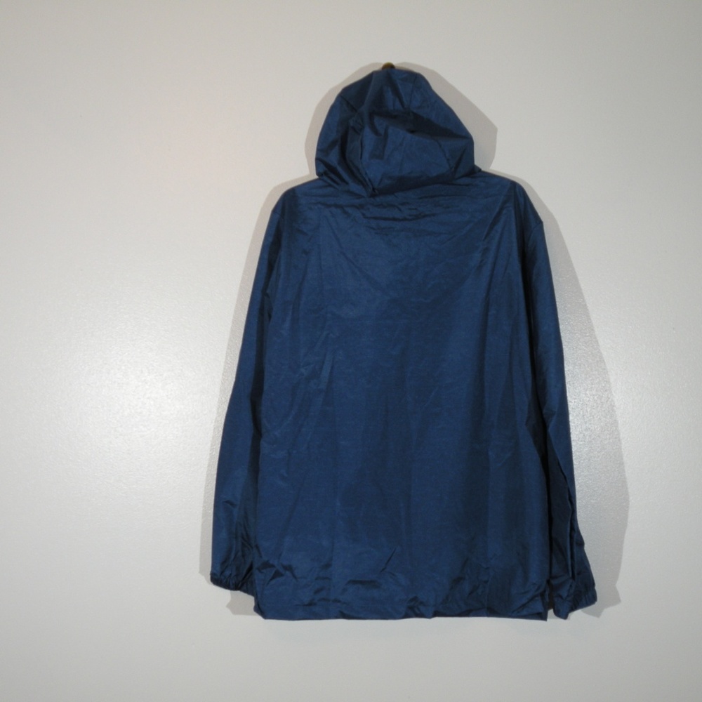 Packable Waterproof Blue Windbreaker Jacket - L - image 4